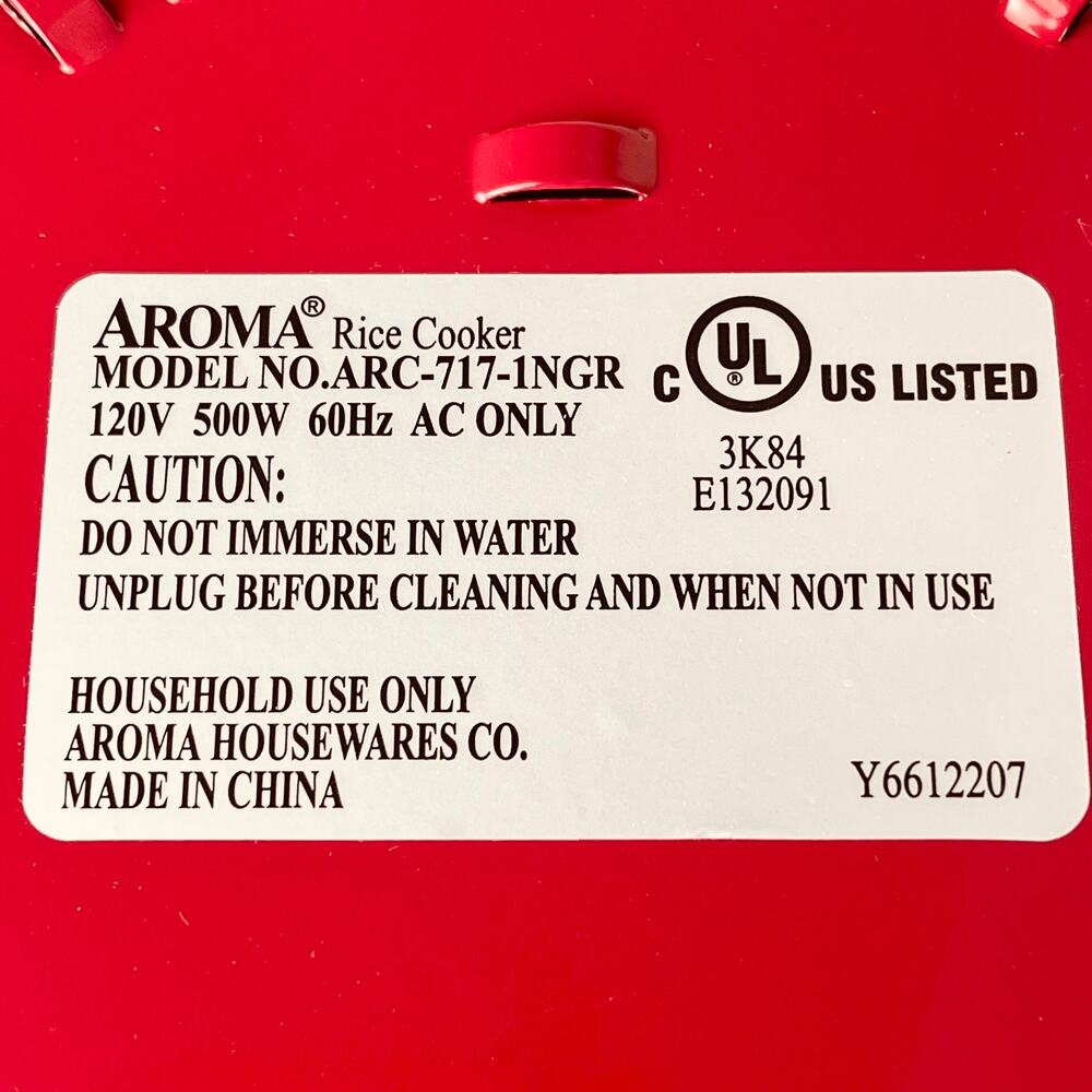 AROMA 7-cup Pot-Style Rice Cooker - Picture 3 of 5